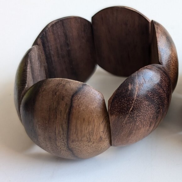 Bracelets - Brown - Wood - Picture 3 of 3